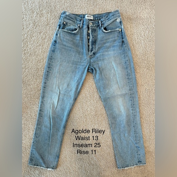 Agolde Riley Denim - Picture 1 of 2